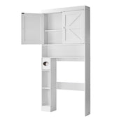 VEVOR BATHROOM CABINET WITH DOUBLE DOORS AND ADJUSTABLE SHELF STURDY