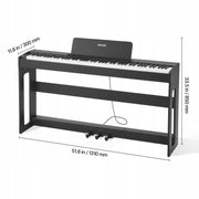 VEVOR DIGITAL PIANO 88 FULLY WEIGHTED TOUCH-SENSITIVE PREMIUM KEYS