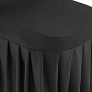 VEVOR 30 CHAIR COVERS BLACK ELASTIC WASHABLE FLAT FRONT