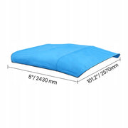 VEVOR BIMINI TOP BOAT COVER 4 BOW 600D WATERPROOF POLYESTER