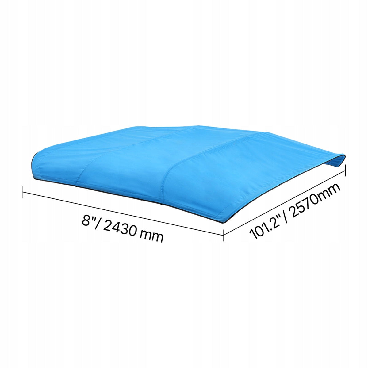 VEVOR BIMINI TOP BOAT COVER 4 BOW 600D WATERPROOF POLYESTER