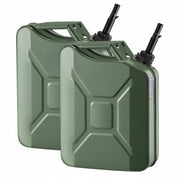 VEVOR 20L FUEL CAN 2 PCS METAL WITH SPOUT AND STRONG HANDLE