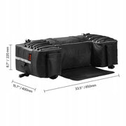 VEVOR 60L ATV REAR BAG WITH BACKREST, WATERPROOF, STRONG, SOLID