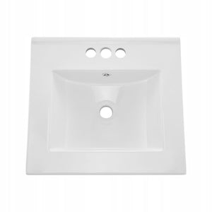 PROFESSIONAL VEVOR SEMI-RECESSED RECTANGULAR SINK 510X465 MM