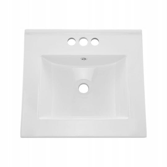 PROFESSIONAL VEVOR SEMI-RECESSED RECTANGULAR SINK 510X465 MM