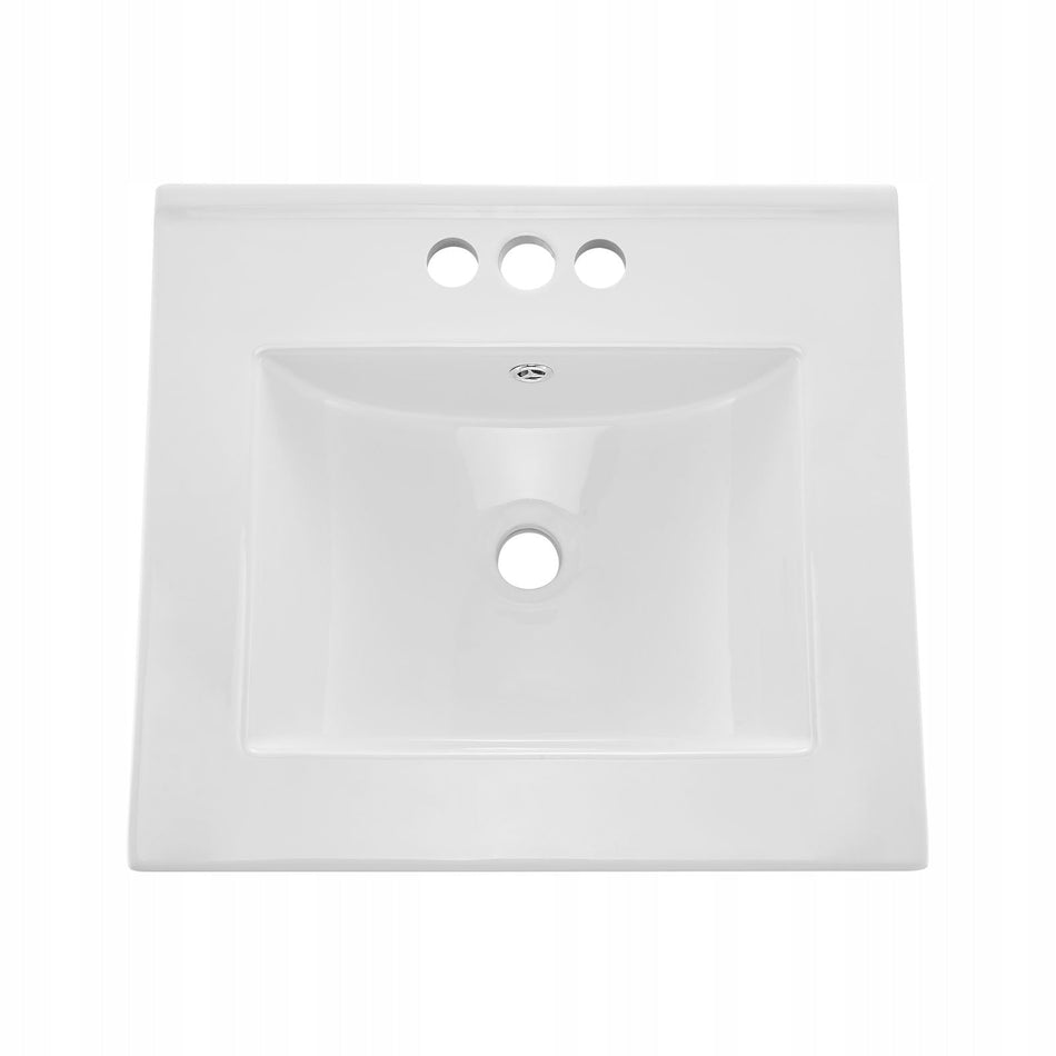 PROFESSIONAL VEVOR SEMI-RECESSED RECTANGULAR SINK 510X465 MM
