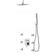 PREMIUM SHOWER SYSTEM VEVOR 10-INCH RAINFALL SHOWER HEAD 6 BODY JETS