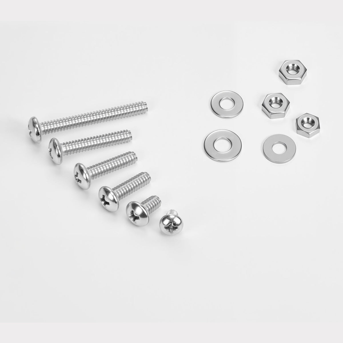 VEVOR 1110-PIECE SCREW AND NUT SET STAINLESS STEEL PROFESSIONAL