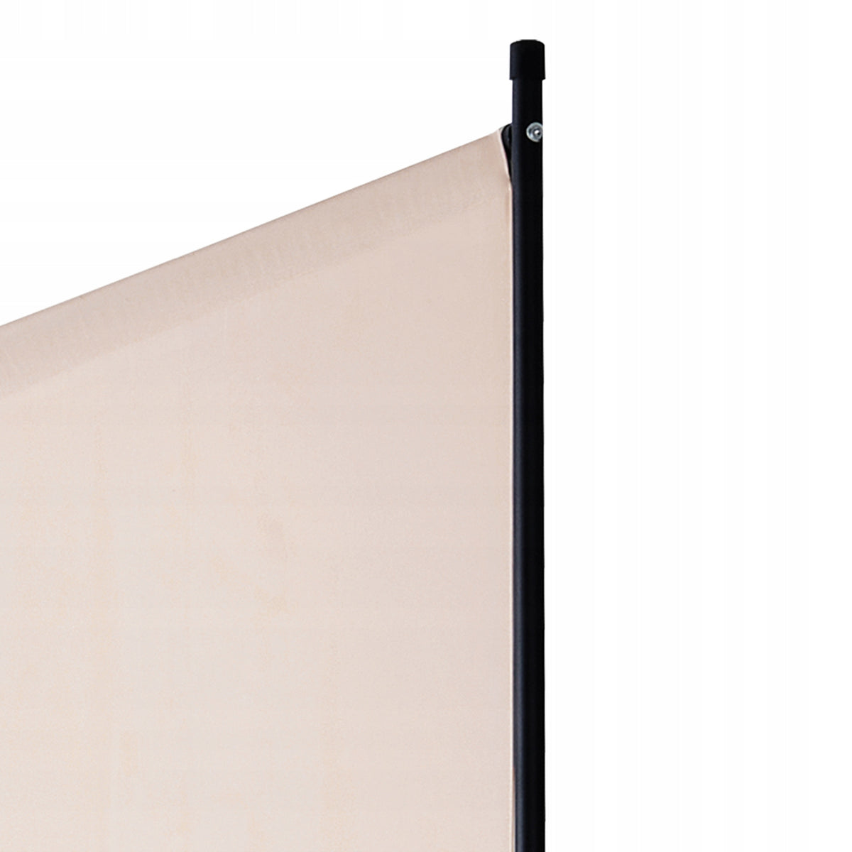 VEVOR 3-Panel Folding Room Divider Strong Frame Beige 260x184x52cm