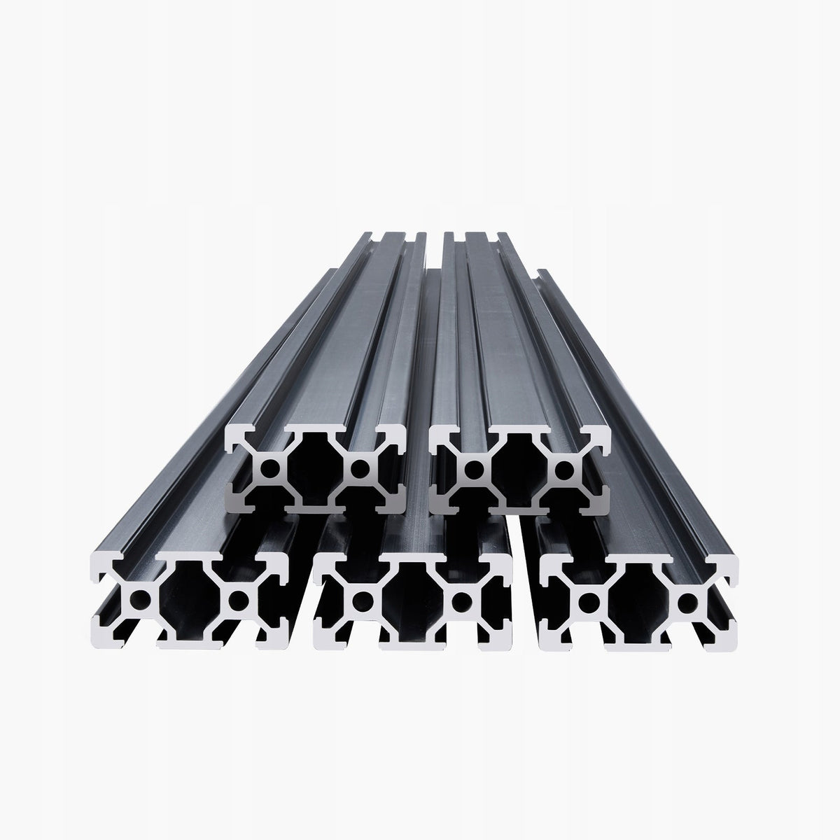 VEVOR 5-PIECE ALUMINUM PROFILE SET 2040 1000MM ANODIZED T-SLOT M4