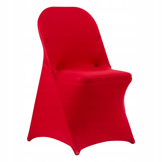 VEVOR CHAIR COVERS 50 PCS ELASTIC RED POLYESTER SPANDEX
