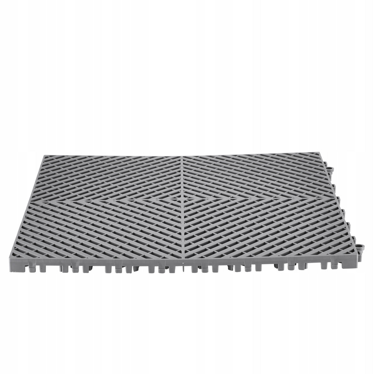 VEVOR MODULAR DRAINAGE MAT 24 PCS 15.7X15.7 INCH PP NON-SLIP