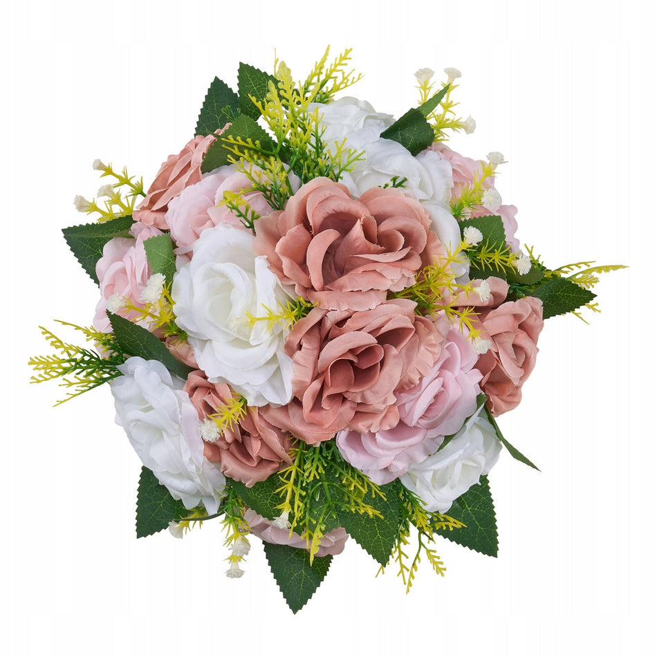 VEVOR PREMIUM ARTIFICIAL FLOWER BALLS 10 PCS 240X240X120 MM PINK DECORATION