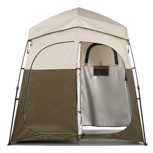 VEVOR 214X112X213 CM DOUBLE-ROOM SHOWER AND TOILET TENT
