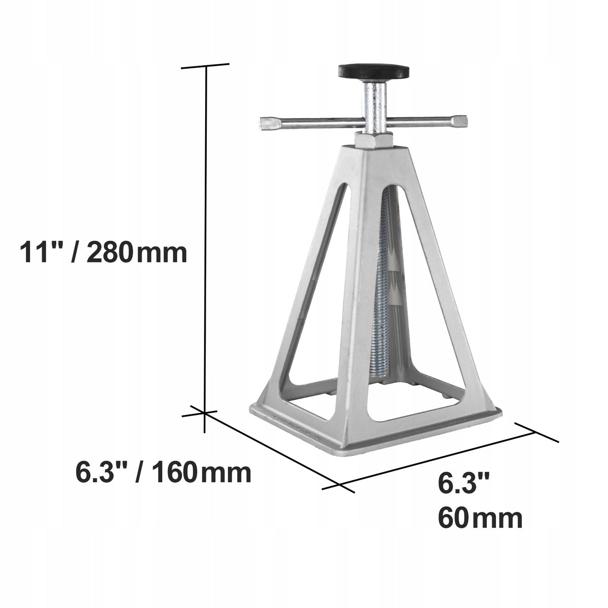 VEVOR 4-PIECE 2.72T ADJUSTABLE LIFT CART HEAVY DUTY