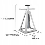 VEVOR 4-PIECE 2.72T ADJUSTABLE LIFT CART HEAVY DUTY