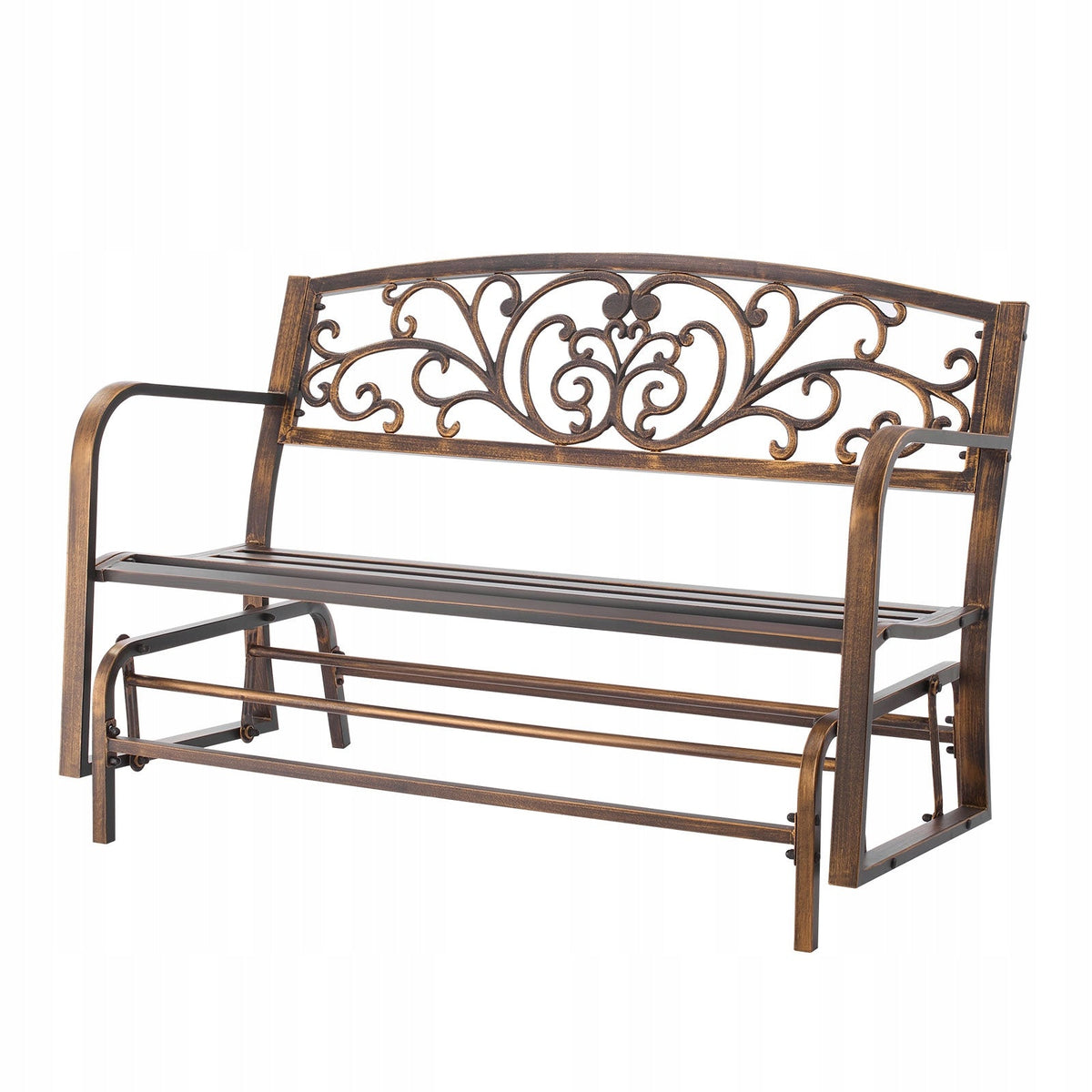 VEVOR GARDEN BENCH 127 CM STRONG LOAD CAPACITY 250 KG SOLID METAL BENCH