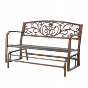 VEVOR GARDEN BENCH 127 CM STRONG LOAD CAPACITY 250 KG SOLID METAL BENCH