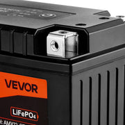 VEVOR 12V 4Ah Lithium Iron Phosphate Motorcycle Battery Powerful