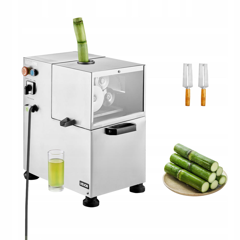 VEVOR COMMERCIAL SUGARCANE JUICER 800W STEEL