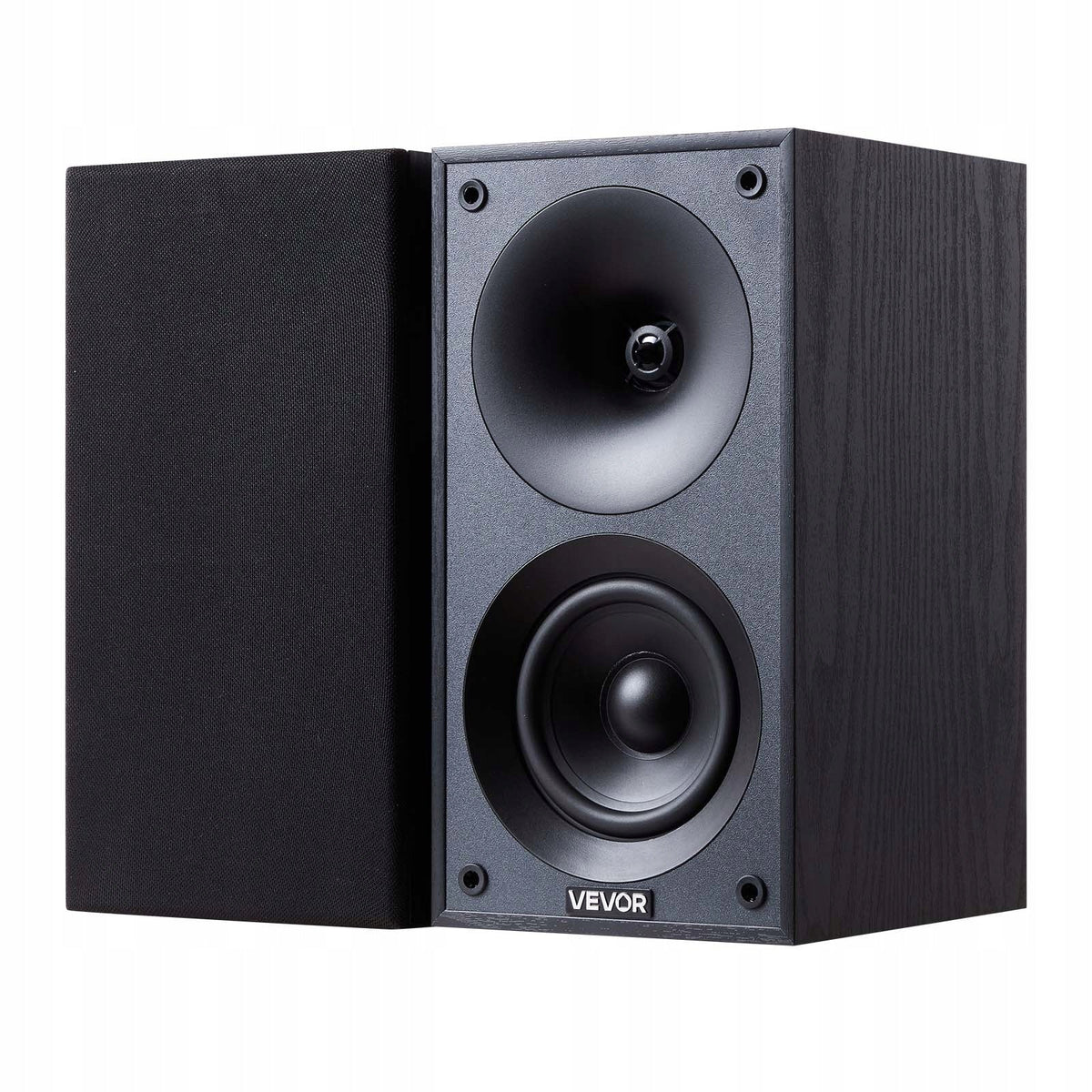 VEVOR PASSIVE BOOKSHELF SPEAKERS PAIR 300W STEREO 70HZ-20KHZ MDF BLACK