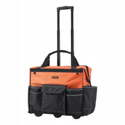 VEVOR TOOL BAG WITH WHEELS 27 POCKETS 50 KG LOAD CAPACITY ROBUST