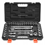 VEVOR 33-Piece 1/2" Drive Socket and Ratchet Set