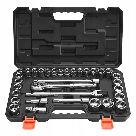 VEVOR 33-Piece 1/2" Drive Socket and Ratchet Set