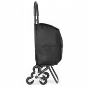VEVOR PROFESSIONAL FOLDABLE STAIR CLIMBER TROLLEY 36L 6 WHEELS 450X350X965 MM BLACK