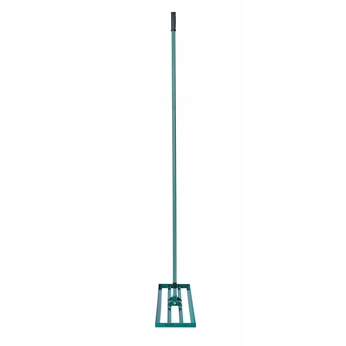 PROFESSIONAL VEVOR GRASS RAKE 1219X254 MM WITH BASE AND LONG HANDLE