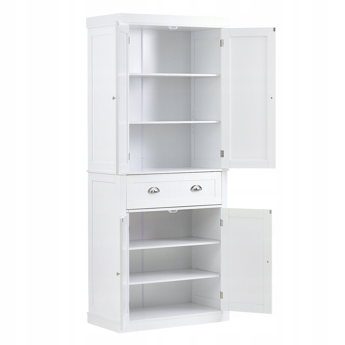 SOLID VEVOR KITCHEN CABINET 183 CM WITH DOORS, DRAWER, AND ADJUSTABLE