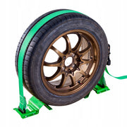 VEVOR 50.8 x 2438.4 mm Wheel Tie Down Strap with Buckle, Strong and Durable