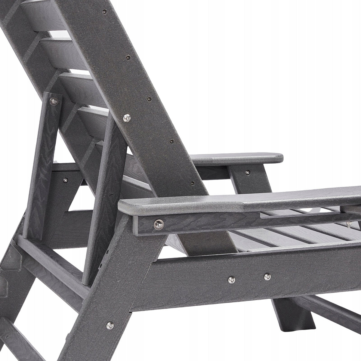 VEVOR HDPE GARDEN LOUNGER, 6-POSITION ADJUSTABLE, 181 KG CAPACITY, HEAVY-DUTY