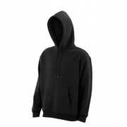MEN'S HOODED SWEATSHIRT VEVOR 3XL FLEECE LONG SLEEVE BLACK BASIC