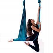 VEVOR 5 X 2.8M GREEN STRONG PREMIUM AERIAL YOGA HAMMOCK SET