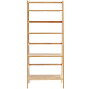 VEVOR STURDY BAMBOO LADDER SHELF 4-TIER OPEN BOOKCASE