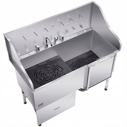 VEVOR PROFESSIONAL DOG WASHING STATION STAINLESS STEEL TUB 200KG
