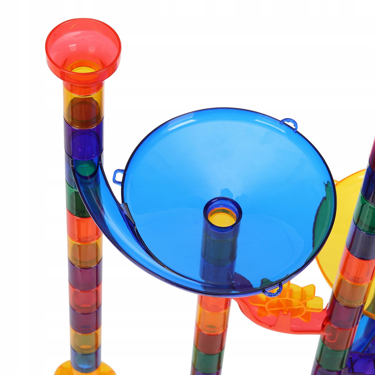 VEVOR MARBLE RUN SET 110 PIECES EDUCATIONAL MAZE GAME WITH LIGHTS