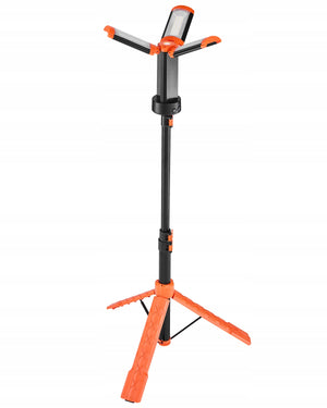 VEVOR LED WORK LIGHT WITH TRIPOD 2200 LUMENS 6AH BATTERY POWERFUL