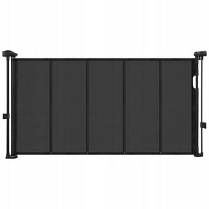 VEVOR FOLDABLE BABY GATE 87 CM BLACK MESH ADJUSTABLE STRONG