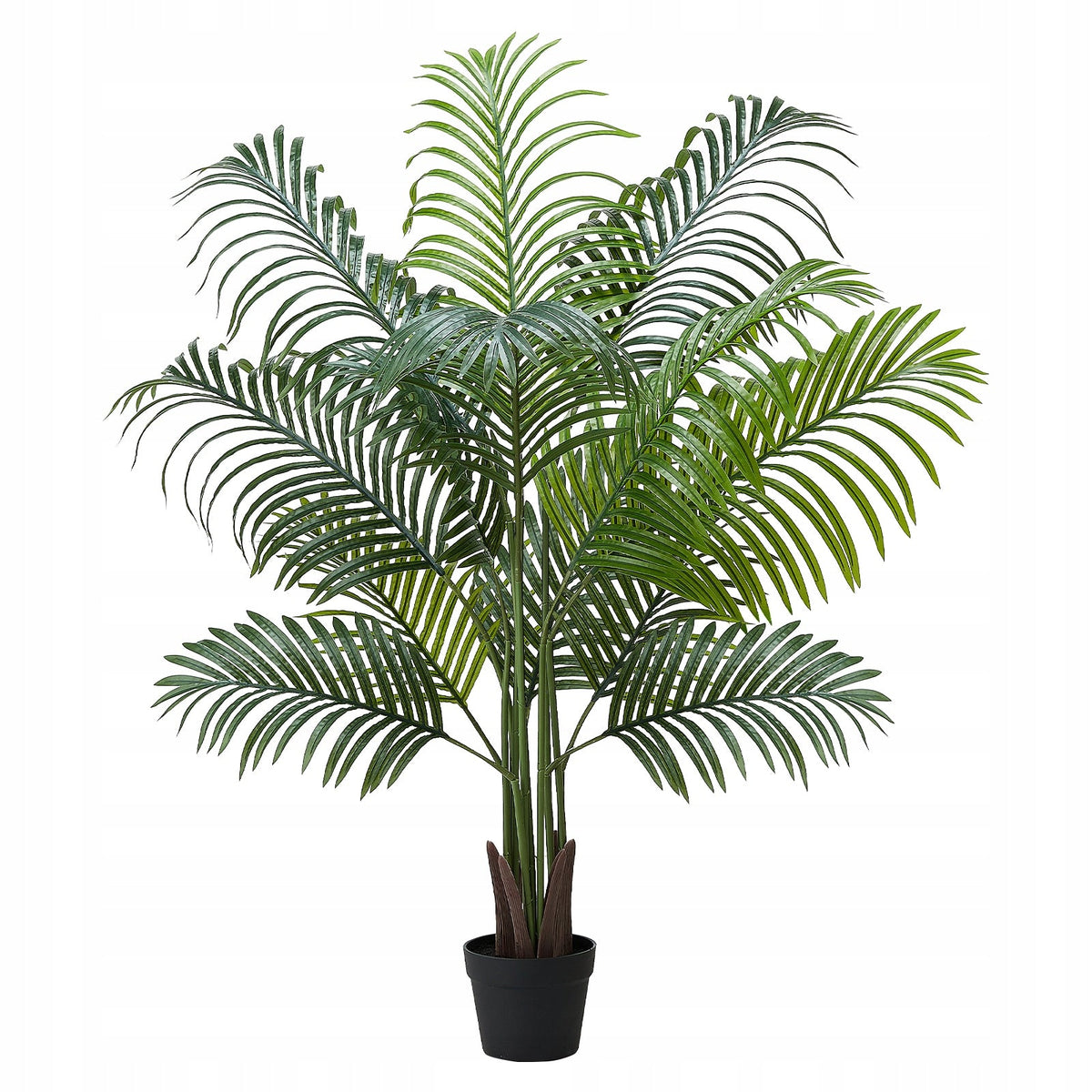 VEVOR 5FT ARTIFICIAL ARECA PALM TREE WITH WHITE POT STURDY AND STYLISH
