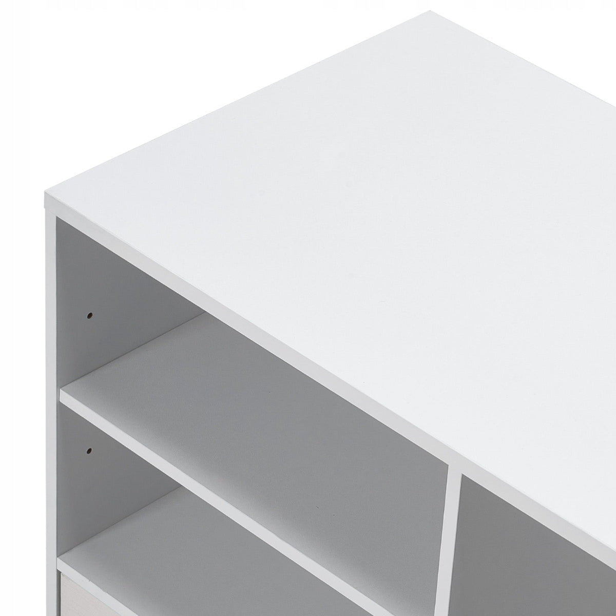 STRONG WOODEN FILING CABINET VEVOR 2 DRAWERS MOBILE OFFICE WHITE