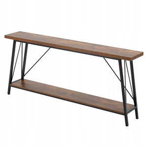 VEVOR NARROW CONSOLE TABLE 180 CM STRONG METAL FRAME 45.3 KG LOAD CAPACITY