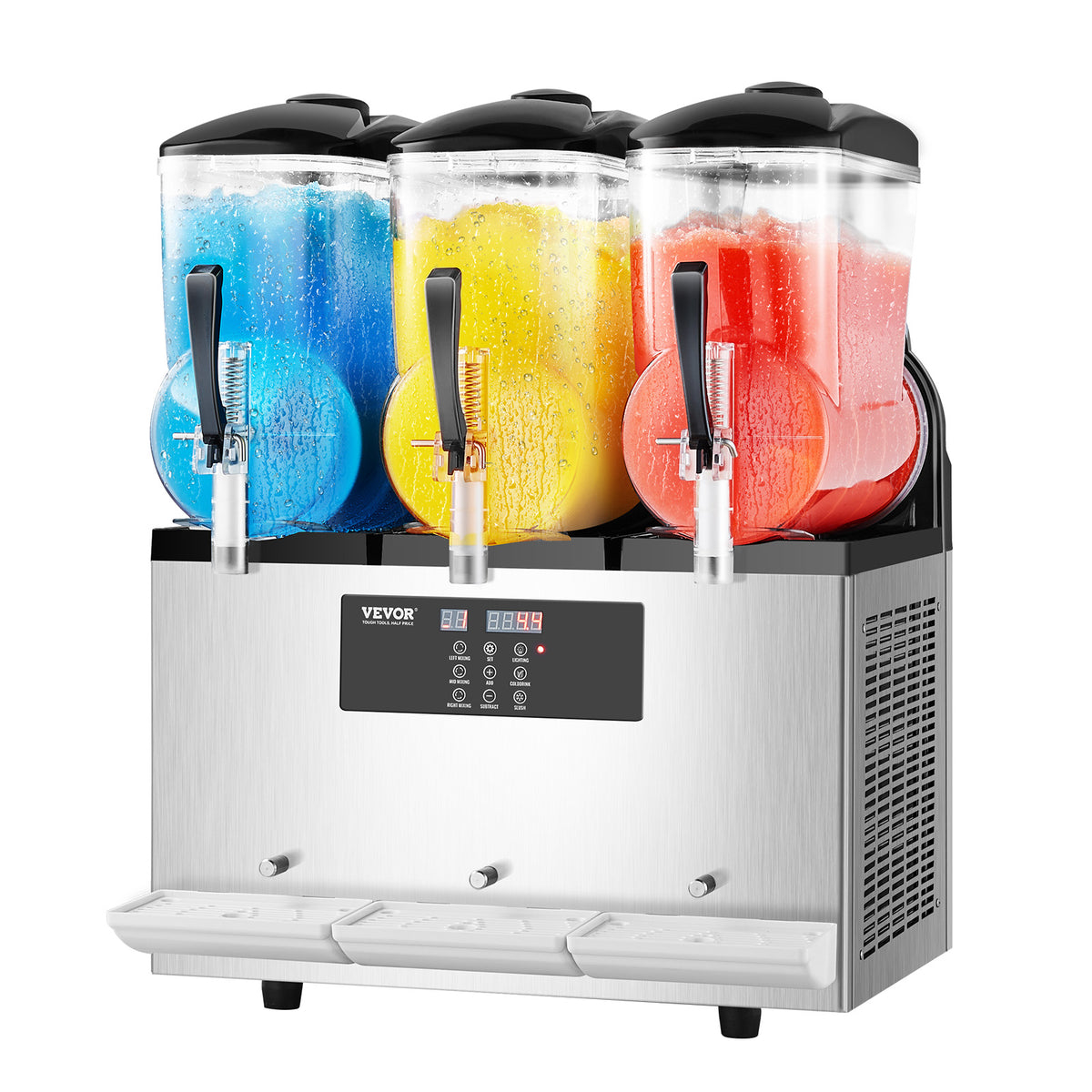VEVOR COMMERCIAL CRUSHED ICE MACHINE 12L X 3 TRIPLE DURABLE