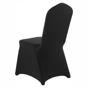 VEVOR CHAIR COVERS 150 PCS BLACK WASHABLE REMOVABLE ELASTIC