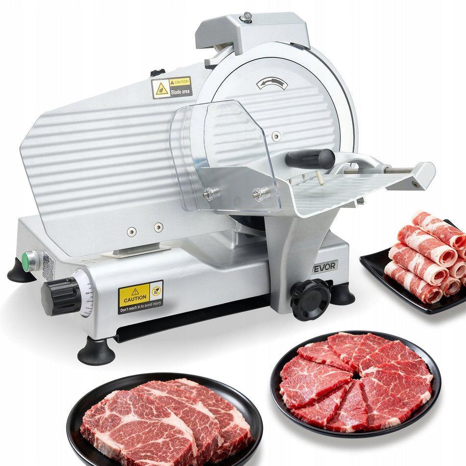 VEVOR UNIVERSAL MEAT SLICER 320W 450RPM 10 INCHES ADJUSTABLE
