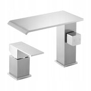 VEVOR ROMAN TUB FAUCET 3-HOLE WITH HAND SHOWER BRUSHED STAINLESS