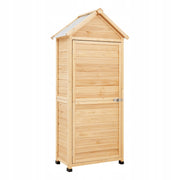 VEVOR GARDEN SHED 710X455X1600MM WOODEN GARDEN CABINET ROBUST