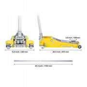 VEVOR 3T HYDRAULIC JACK LOW PROFILE ALUMINUM STRONG SOLID