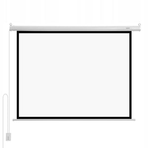 VEVOR 72 INCH 4:3 1080 HD MOTORIZED PROJECTOR SCREEN WITH REMOTE